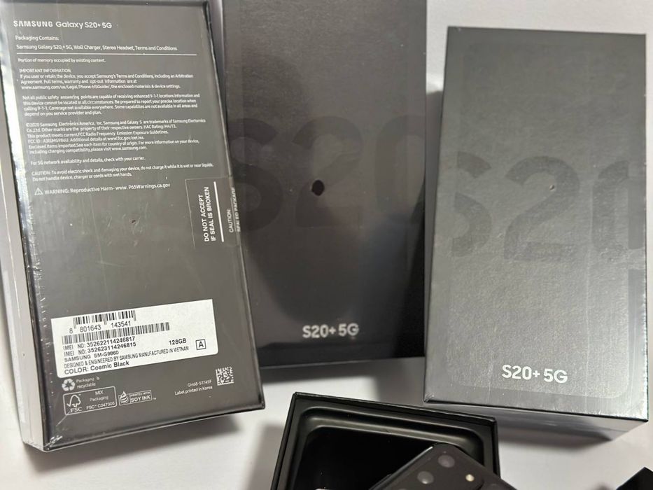 Samsung Galaxy S20+ G9860 ( Нові, 2 sim, 12/128GB)