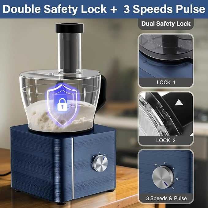 SNDOAS Robot kuchenny 1100 W, 3,2 l, mikser, rozdrabniacz