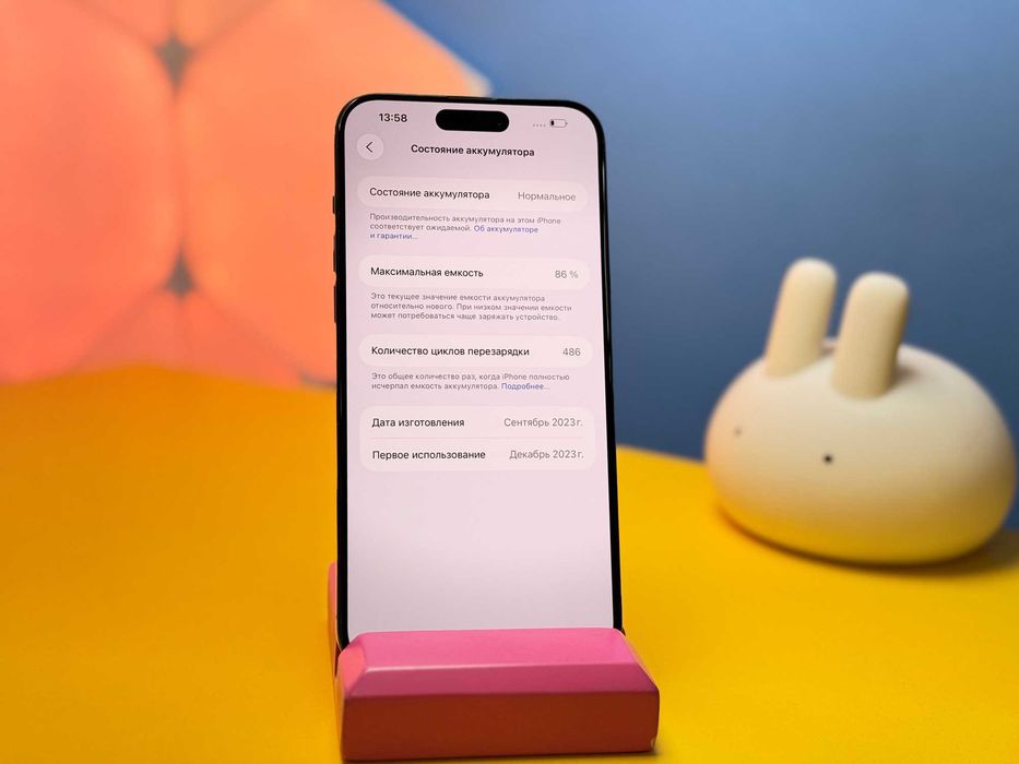 Смартфон Apple iPhone 15 Pro Max 256GB Black (149601) Б/У З ГАРАНТІЄЮ