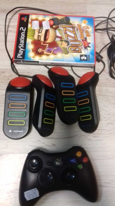 Buzz Muzyczny Quiz ps2 + buzzery 4 szt, sklep tychy, wymiana