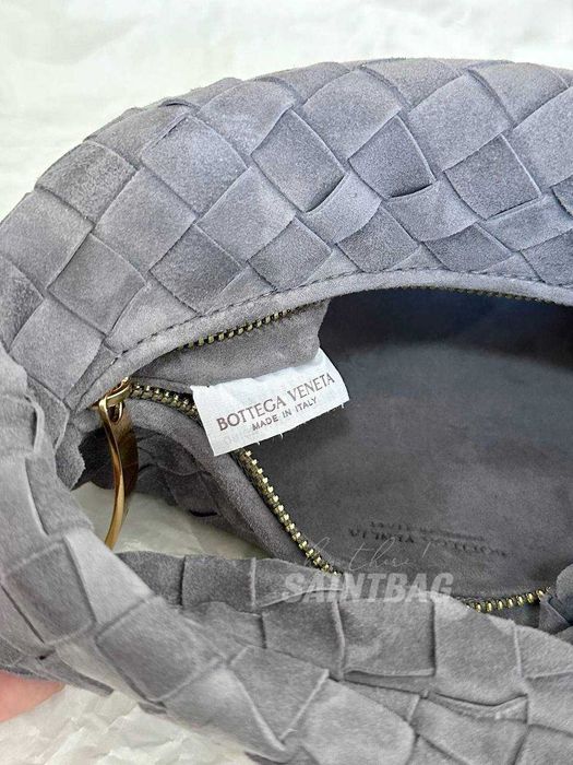 Под заказ сумка Bottega Veneta Jodie mini Ботега джоди мини замш серый