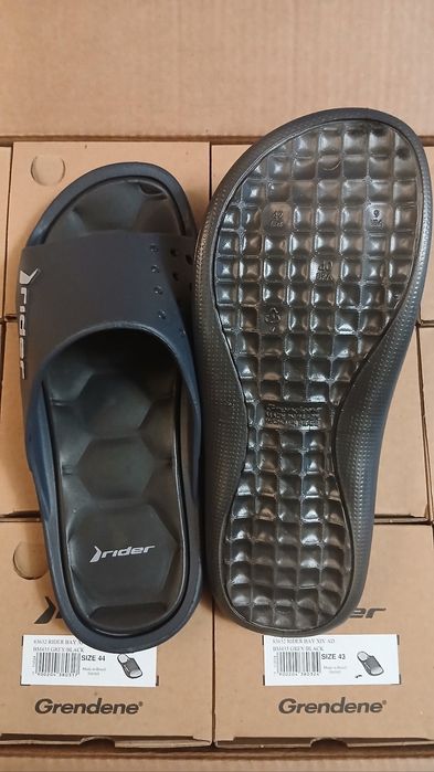 Шльопанці Rider Bay Black/Blue колекція 2026