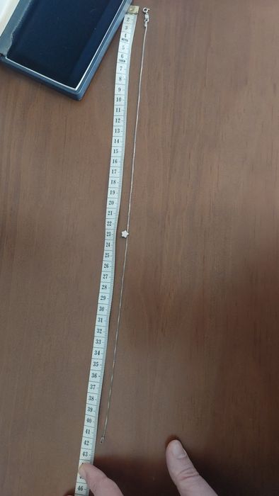 Colar de prata com estrela