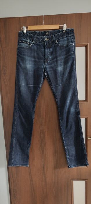L M 33/34 Hugo Boss męskie spodnie jeansowe dżinsowe dżinsy jeansy
