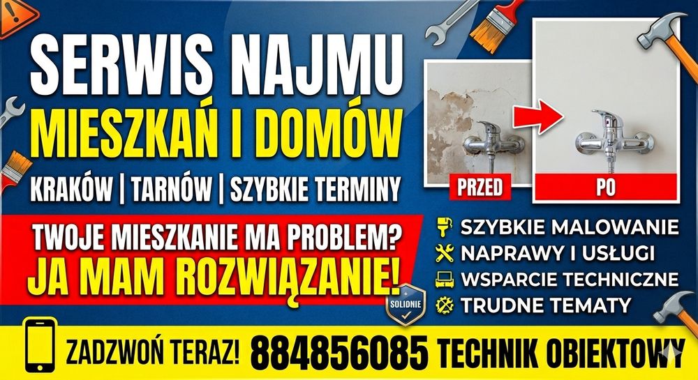 Złota Rączka KRAKÓW TARNÓW  Naprawy Serwis Mieszkań Domów