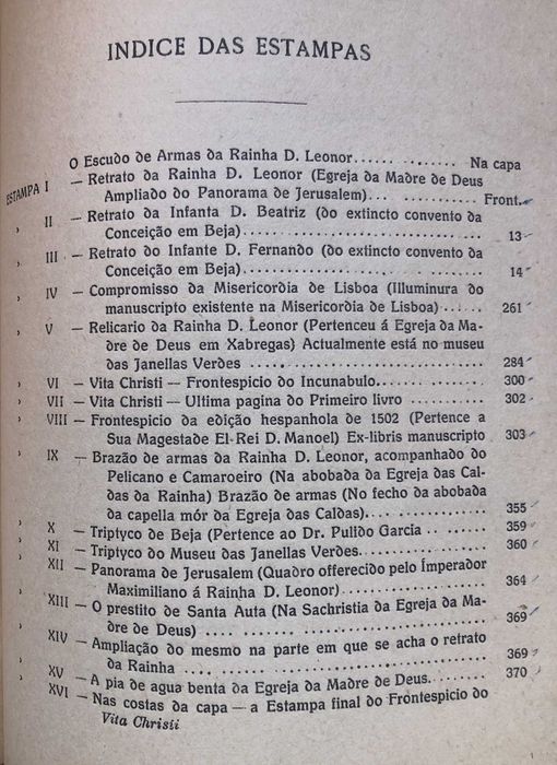 Livro A Rainha D. Leonor, de Conde de Sabugosa, 1921