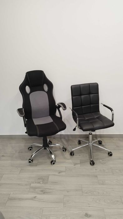 Fotel Biurowy Biurkowy Obrotowy Regulowany Krzesło do Biurka