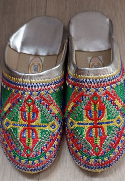 Oryginalne Marokańskie Babusze – Rękodzieło z Marrakeszu | Nowe | Unik