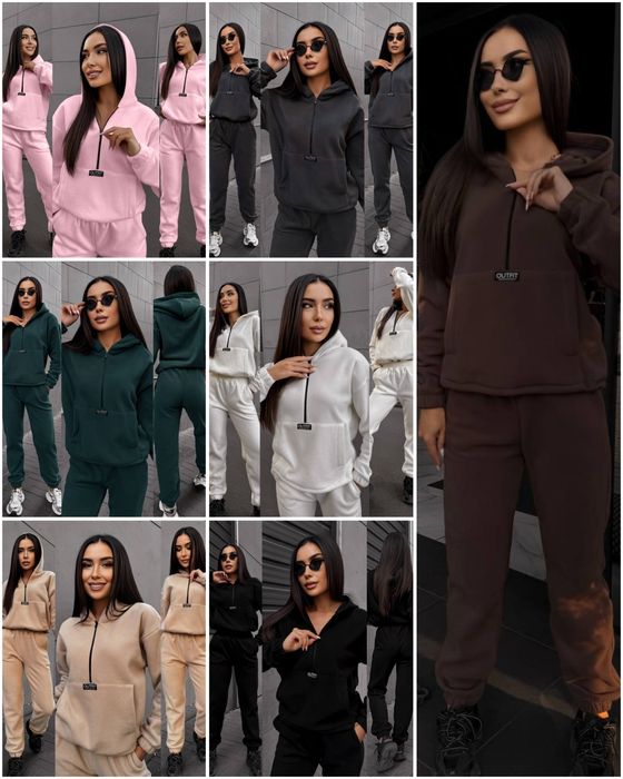 Костюм флісовий, двосторонній фліс, 6 кольорів ‼️роздріб та ОПТ‼️