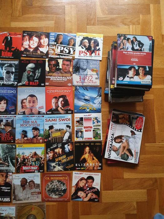 Zestaw kolekcja płyt filmy