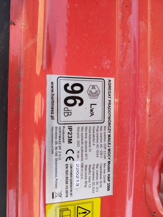 Agregat prądotwórczy hortmasz