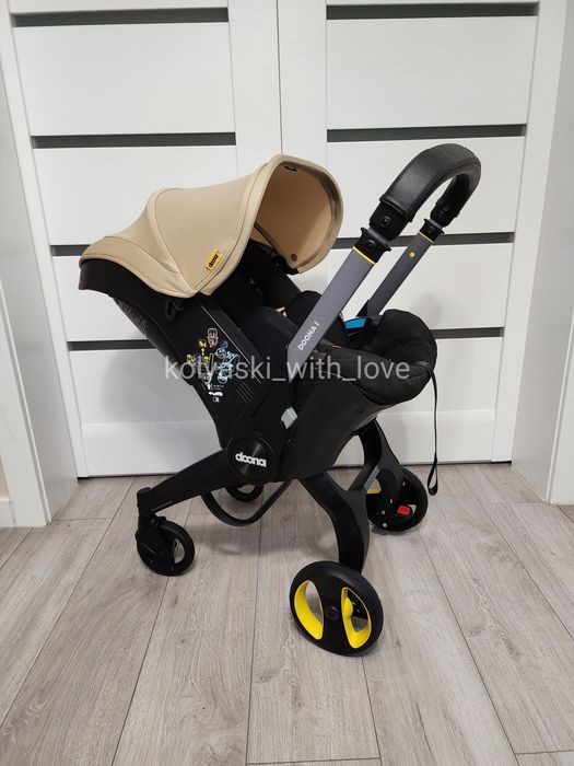 Автокрісло-коляска Doona I оновлена модель sahara beige Дуна