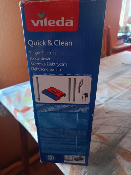 Vileda quick i clean nowy szczotka elektryczna