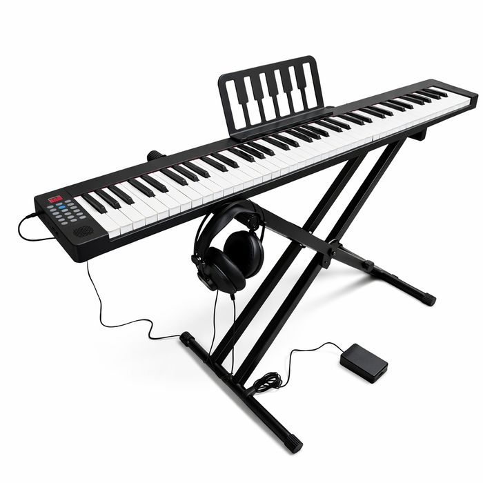 Складне фортепіано 88клавіш | 128 тембрів/ритмів | Bluetooth MIDI