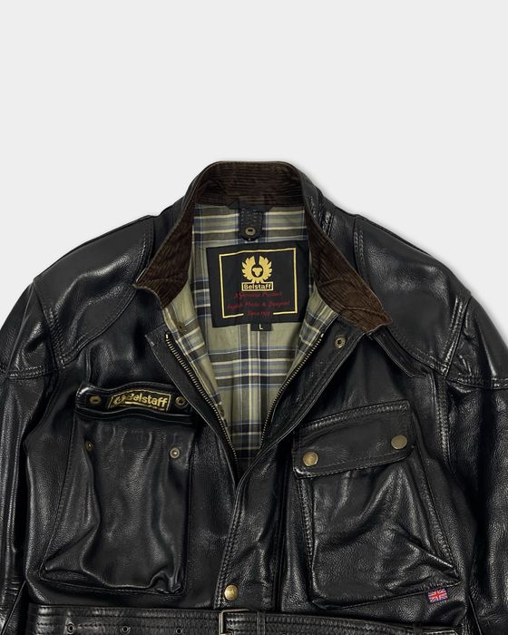 Шкіряна байкерська куртка Belstaff Trialmaster