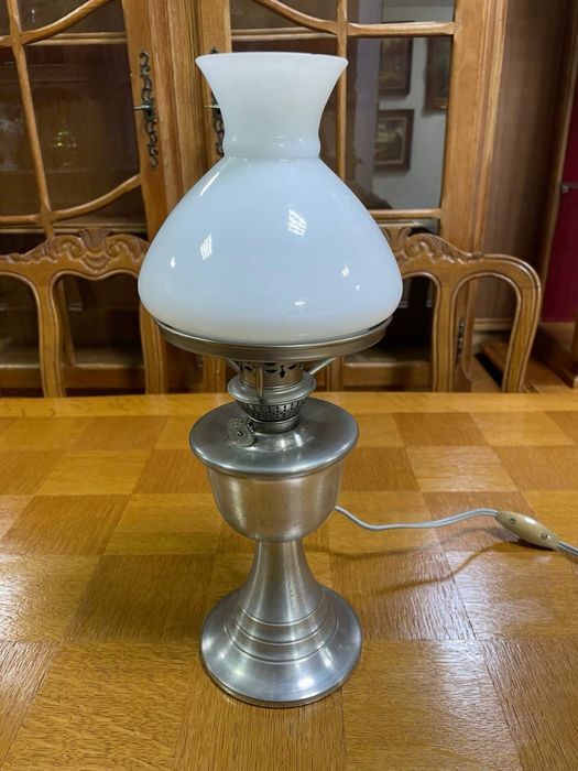 Настільна лампа нержавіюча сталь 6276