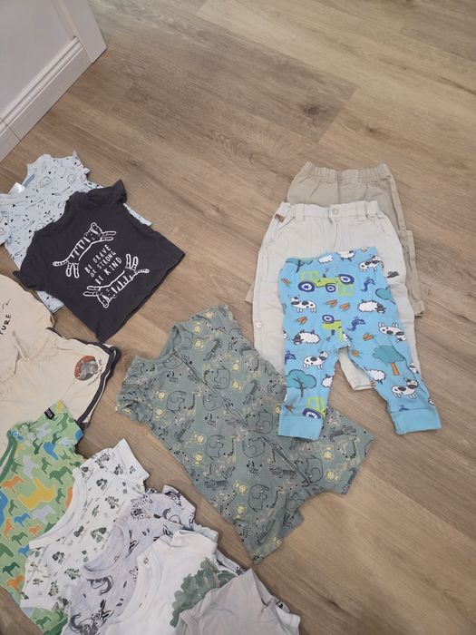 Paka zestaw ubran dla chlopca 74-80