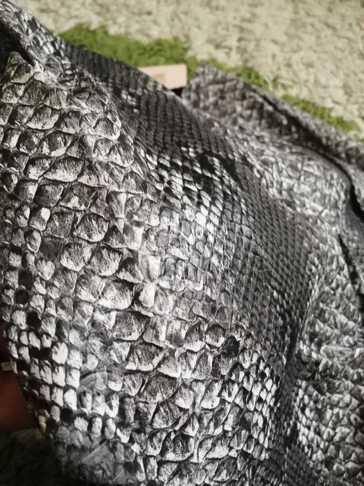 Штани Шкіряні широкі Кожа Змеи Missguided лак шкіра змії XS-S 42-44