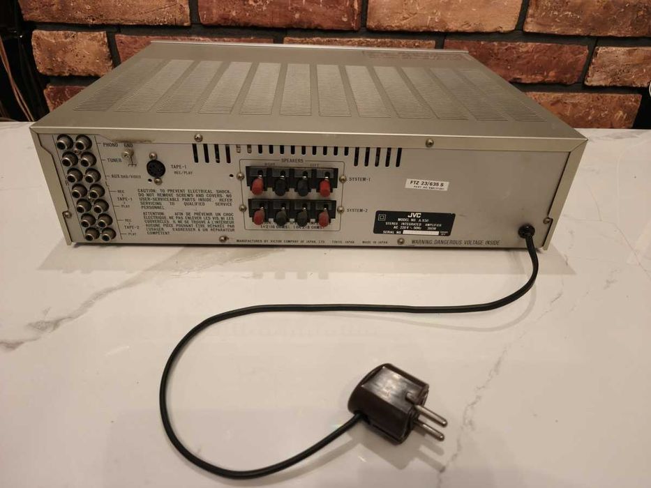 JVC A-X50 Wzmacniacz z KOREKTOREM ! Widmo ! Szeroki tranzystor Toshiba