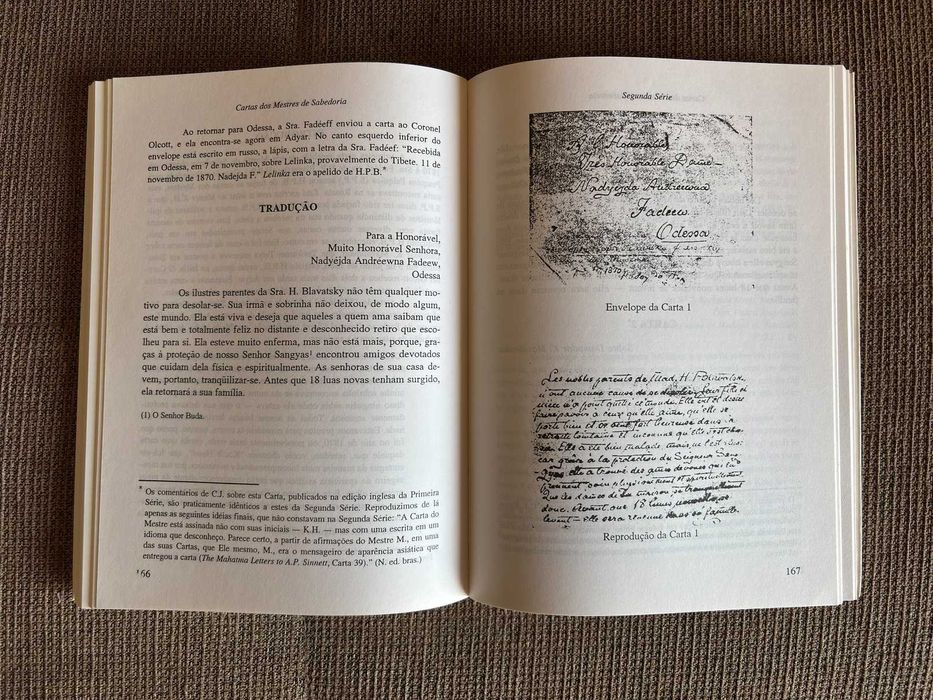 Livro Teosofia Sociedade Teosófica Cartas dos Mestres da Sabedoria