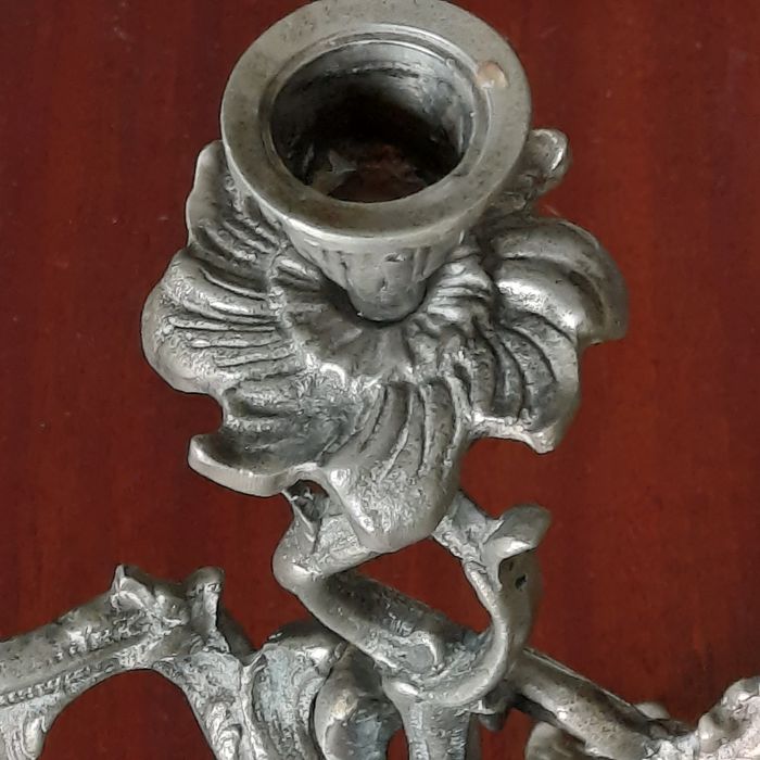 Candelabro antigo 3 lumes