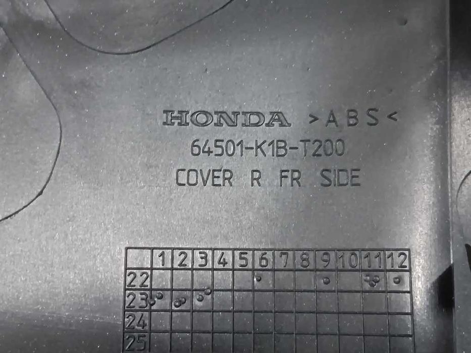 Carenagem frontal direita Honda NSS125 versão 2023 a 2025