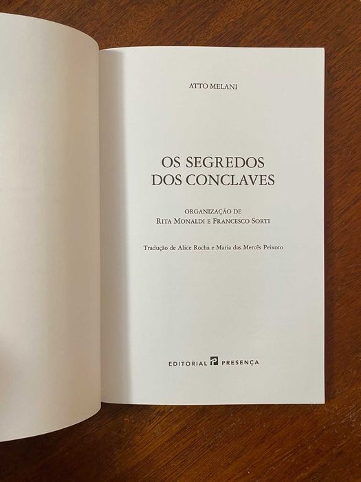 Os Segredos dos Conclaves - Atto Melani
