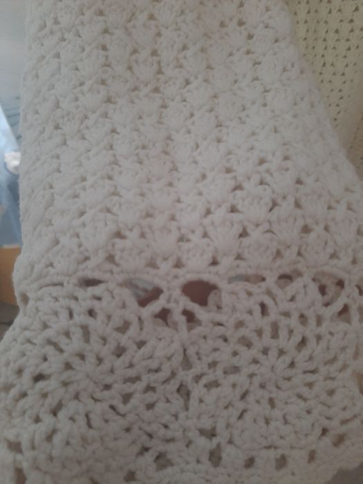 Blusa "vestido"em croche  mango