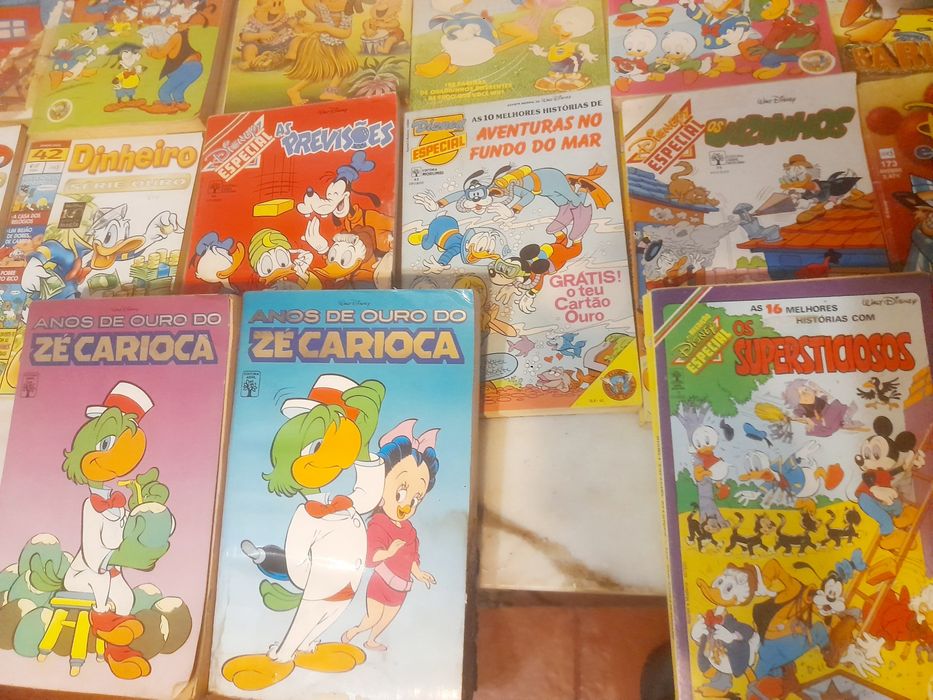 Conjunto de 20 Livros de Banda Desenhada Disney Diversos