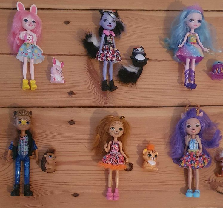 Laleczki enchantimals 7 zł za sztukę