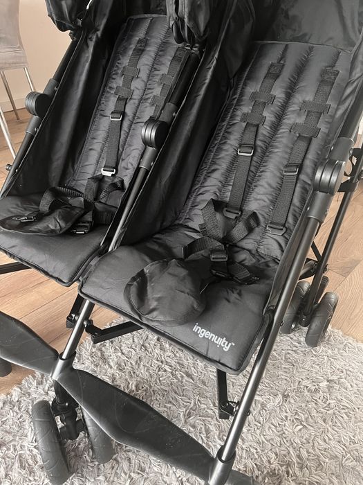 Wozek blizniaczy -  podwójna Ingenuity 3Dlite Double Convenience Stroller)