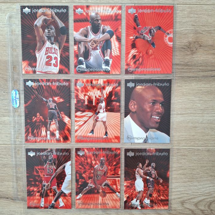 Karty NBA Michael Jordan set Tribute 90 kart