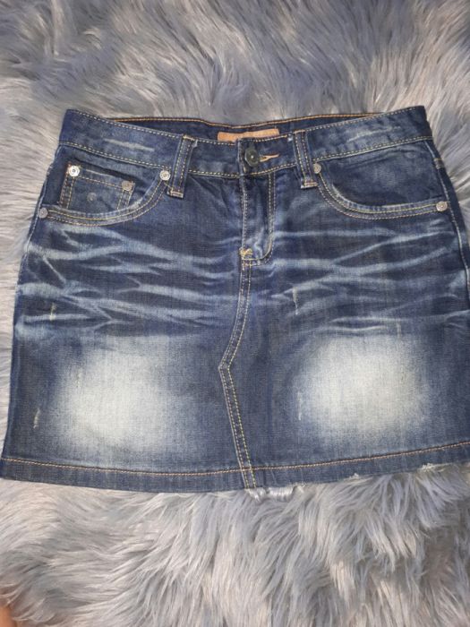mini spódniczka jeans