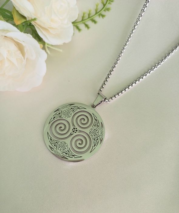 Naszyjnik Celtycki amulet - stal nierdzewna