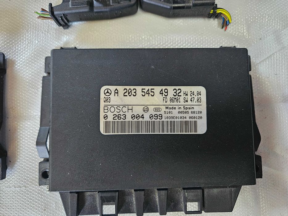 Mercedes w203 w209 moduł sterownik czujników parkowania