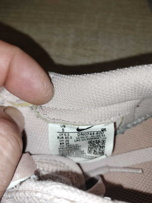Buty sneakersy różowe Nike rozm. 40,5