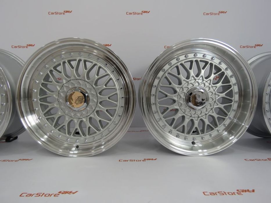 Jantes Look BBS RS 17 x 7.5 + 8.5 et20 4x100+108 Silver