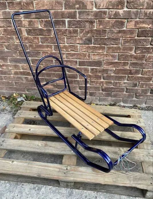 Санки Королівські Сині Сани Королевские