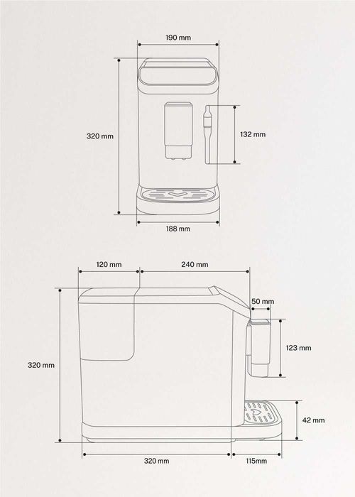 Máquina de café super automática Create
