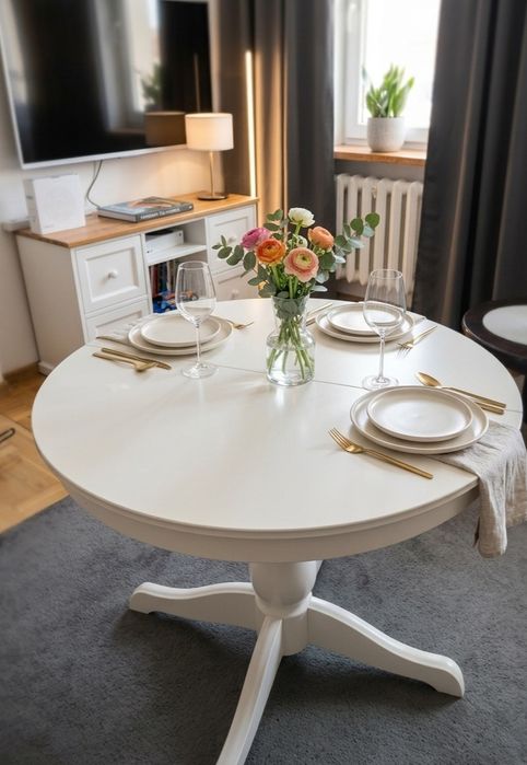 Stół okrągły ikea
