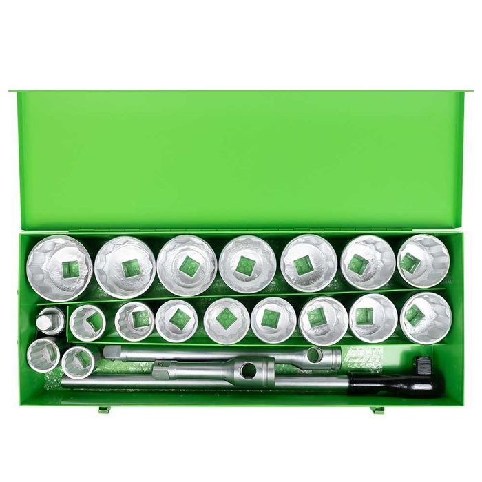 Caixa de ferramentas de 22 peças e roquete de 1" JL20