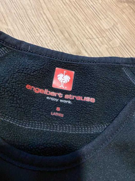 Bluzka funkcyjna długi rękaw Engelbert Strauss r.S czarny workwear