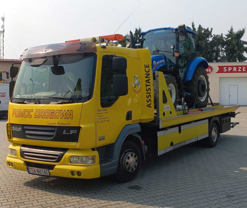 Pomoc drogowa Sandomierz holowanie 24H transporty ASSISTANCE