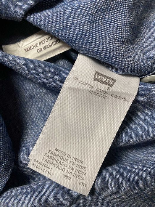 LEVIS r.L oryginalna koszula bawełniana męska stan BDB