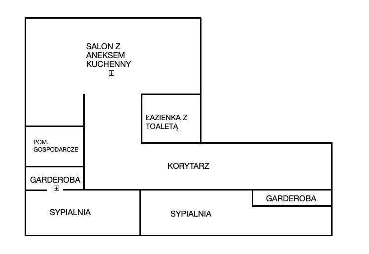 Komfortowe 3-pokojowe mieszkanie 57 m2 - wynajem bez prowizji