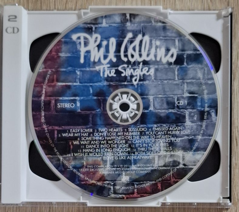 2 płyty CD Phil Collins - The Singles / 2O16 EU