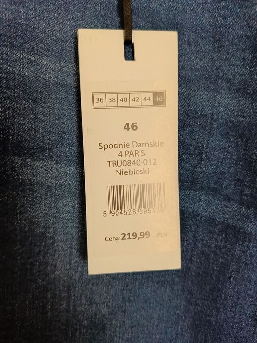 Spodnie jeansowe 46, Monnari