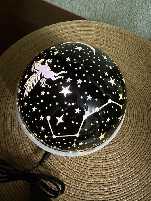 Нічник Зоряне небо Star master рожевий та фіолетовий