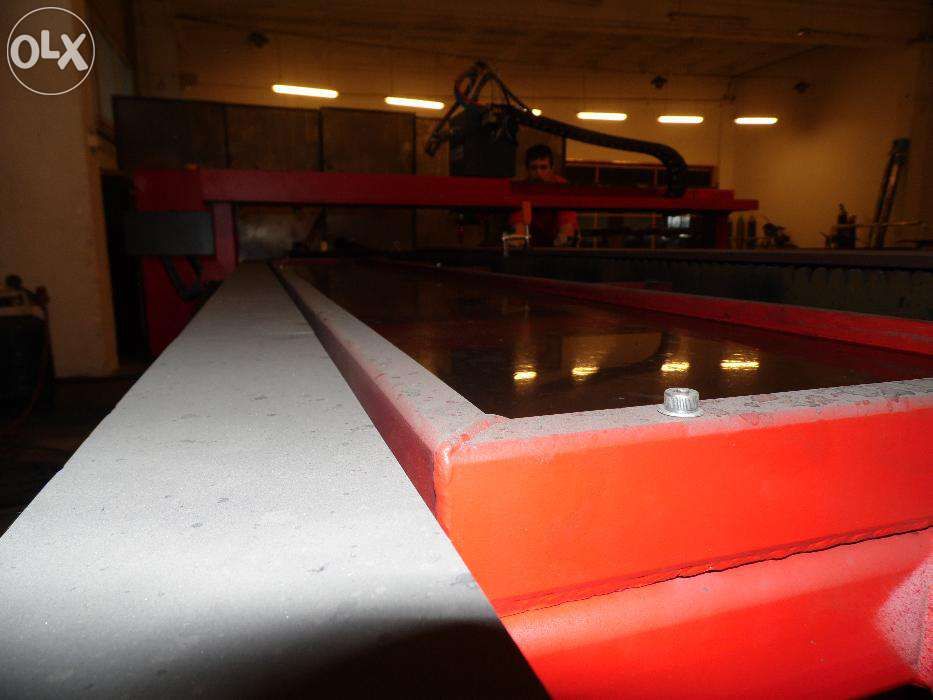 Cięcie plazmowe CNC blach, profili - STÓŁ WODNY, CIĘCIE PLAZMĄ