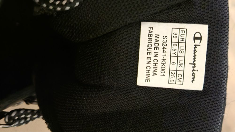 Черевики champion original. Стан як нові . Розмір eur 39